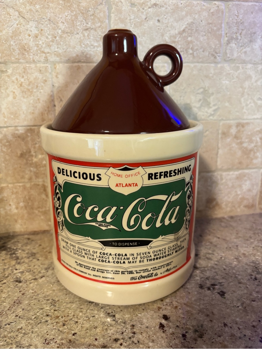 Vintage Coca-Cola 1993 Cookie Jar
